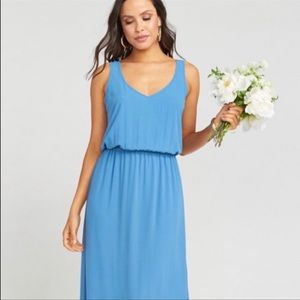 Show Me Your Mumu Kendall Maxi in Coastal Blue